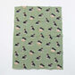 Tenugui Handkerchief - Black Shiba