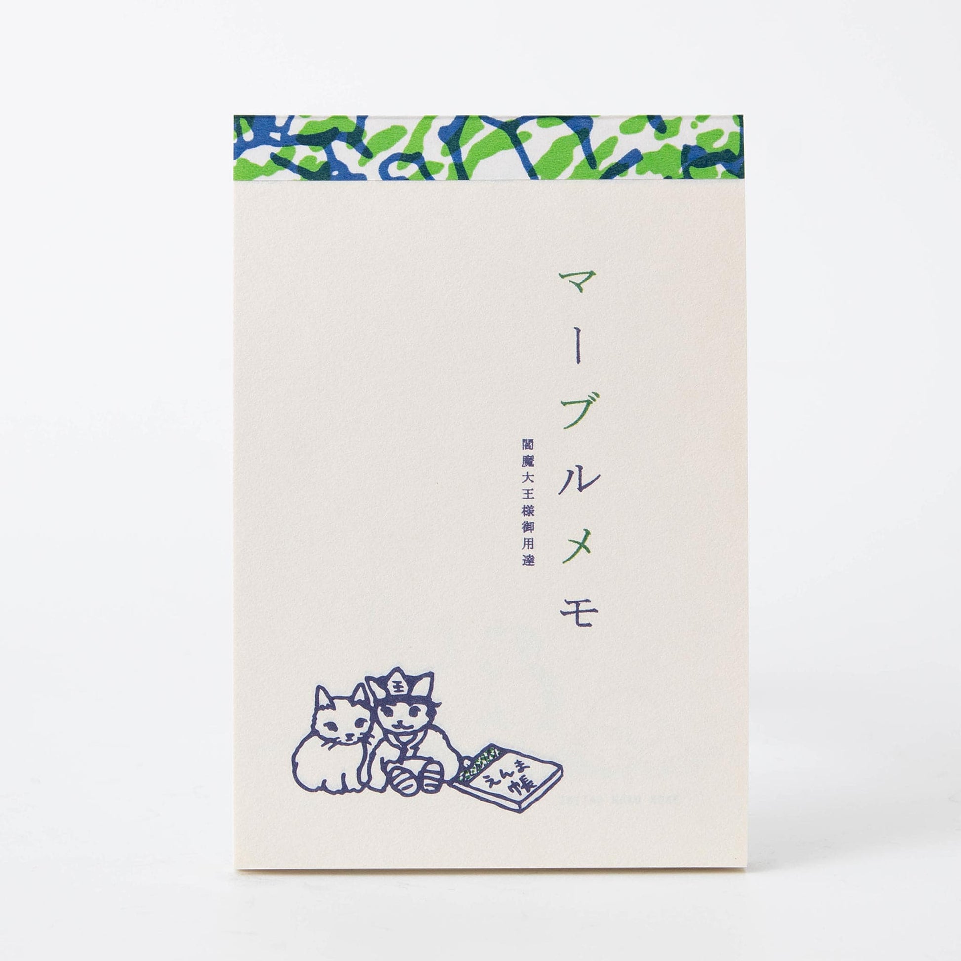 Notepad Memo Marble by POTTERING CAT