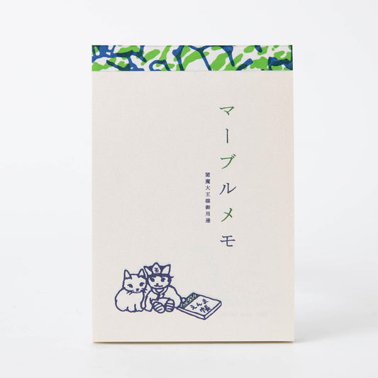 Notepad Memo Marble by POTTERING CAT