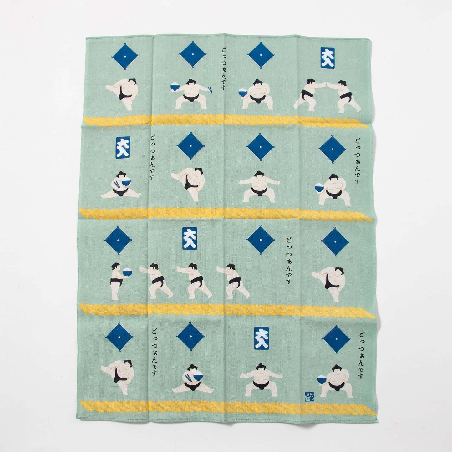 Tenugui Handkerchief - Sumo's "Gottsandesu"
