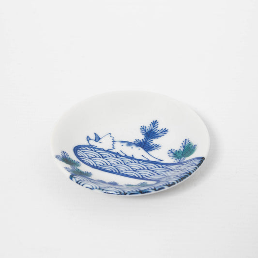 Small Plate Dinosaur Triceratops 9cm