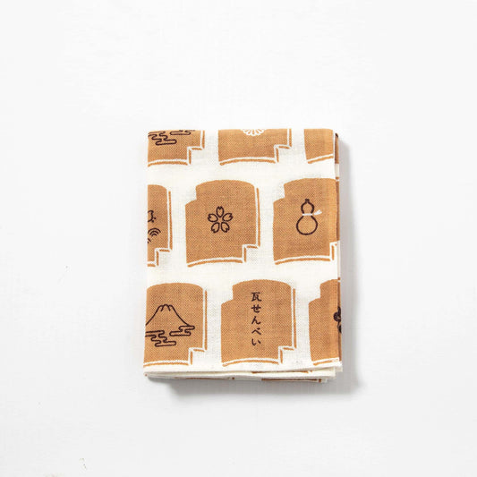 Tenugui Handkerchief - Kawara Senbei