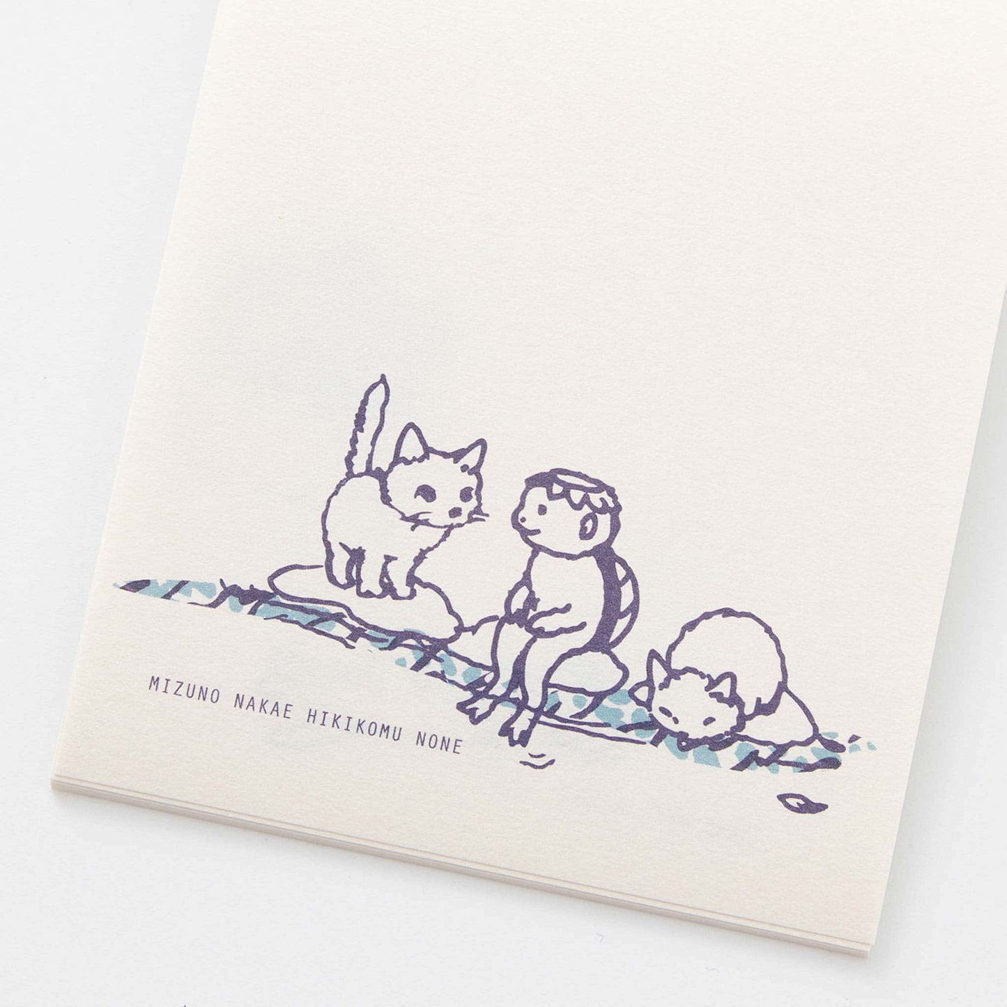 Notepad Memo Marble by POTTERING CAT