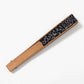 Folding Fan - Chirimen Wave Navy