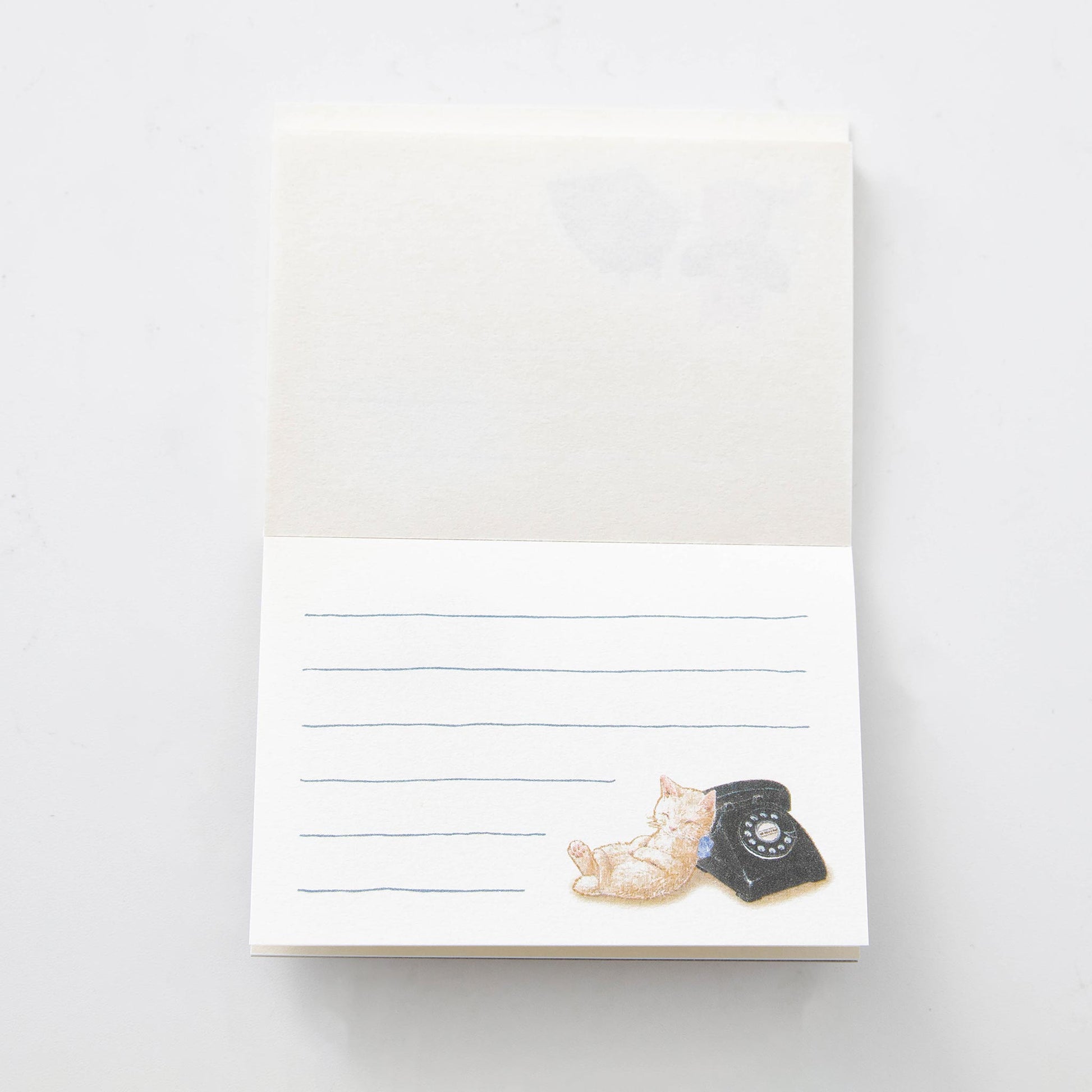 Notepad Memo Telephone by POTTERING CAT