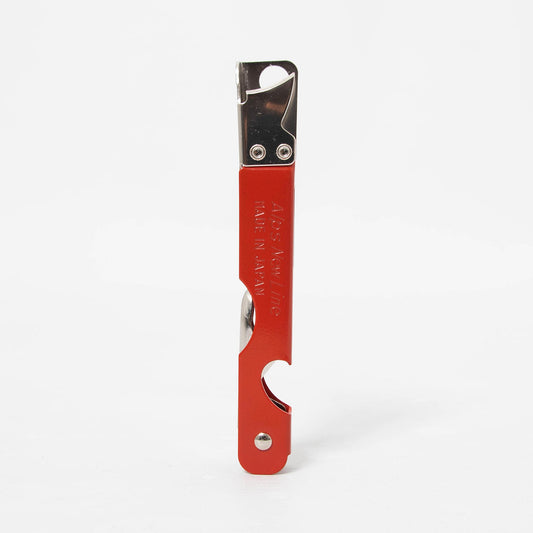 Alps Seven Santoku Can Opener with Corkscrew Red