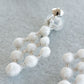 Argyle Earrings - Ivory x Silver