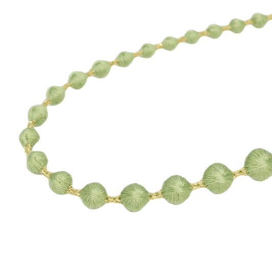 Necklace Sphere Plus 80 glitter - Peridot Lime