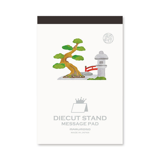 Japanese Die-Cut Pop-Up Memo Pad – Japanese Garden | Cute Desk Note Pad