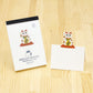 Japanese Die-Cut Pop-Up Memo Pad – Maneki Neko Lucky Cat | Japanese Gift Stationery