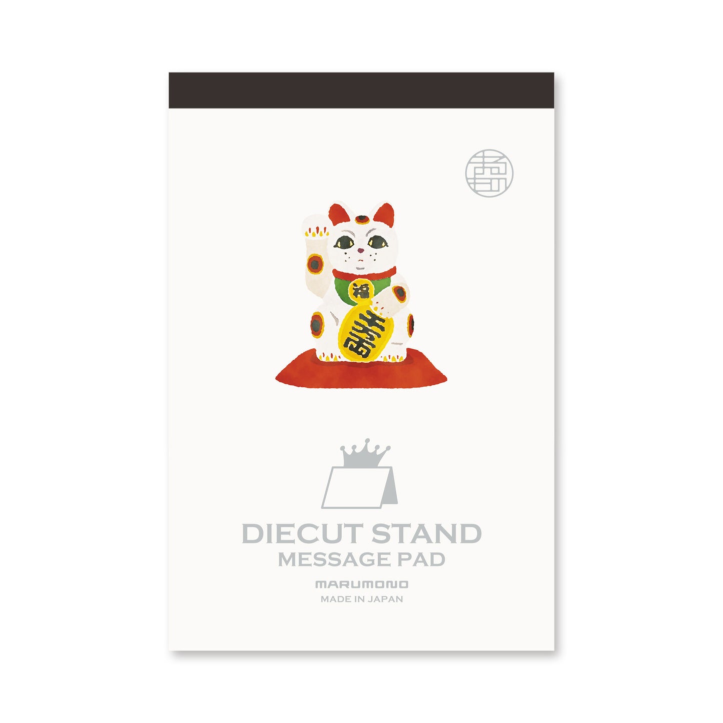 Japanese Die-Cut Pop-Up Memo Pad – Maneki Neko Lucky Cat | Japanese Gift Stationery