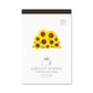 Japanese Die-Cut Pop-Up Memo Pad – Sunflower | Cute Desk Note Pad