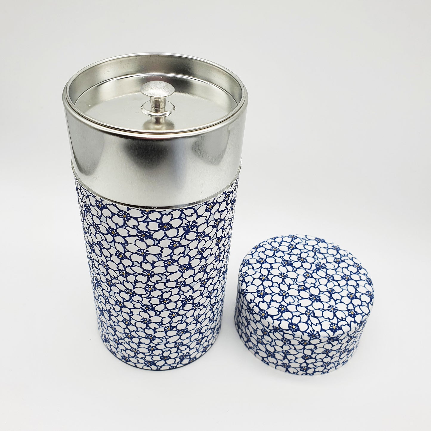 Tea Caddy - Cherry Blossoms (White 200g)