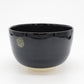 Matcha Bowl - Black Glaze with Whiter Pattern