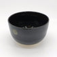 Matcha Bowl - Black Glaze with Whiter Pattern