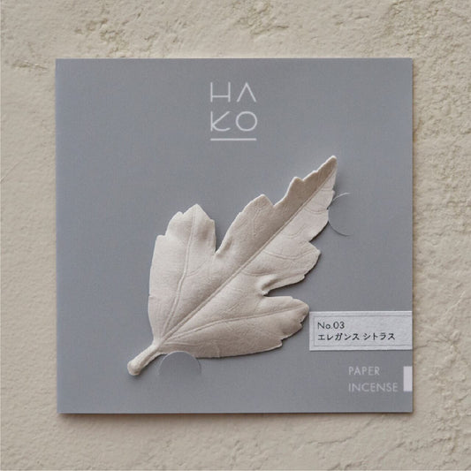 HAKO Paper Leaf Incense - Citrus