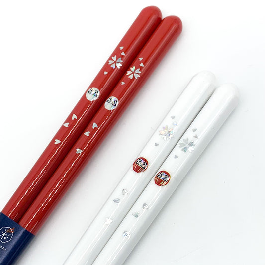 Chopsticks - Daruma in Flower