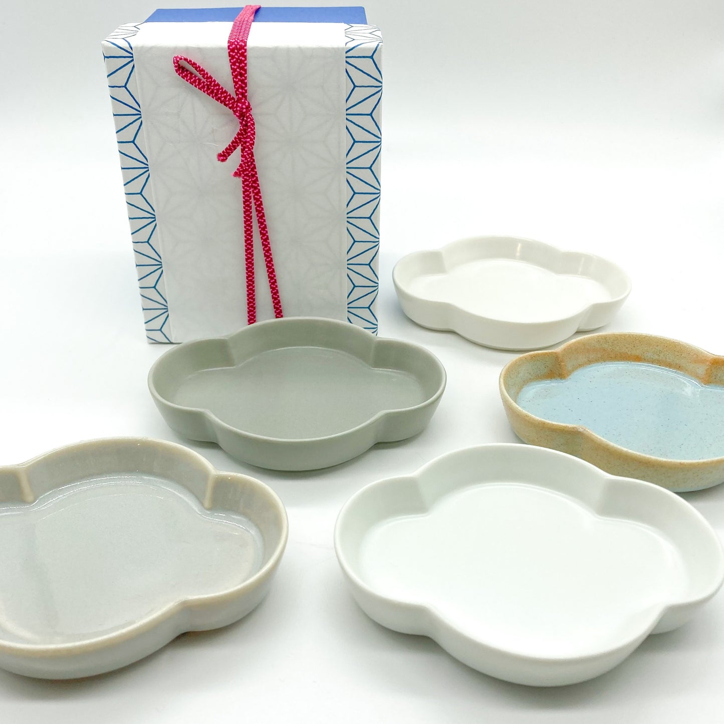 Set of Cloud Shaped Small Plates (Set of Five)