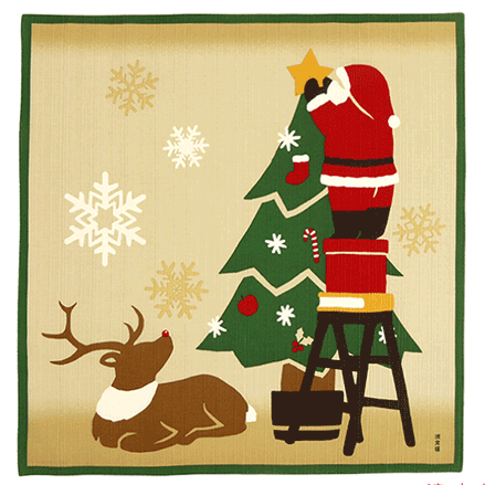 Small Furoshiki - Christmas Patterns
