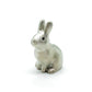 Silver Rabbit Figurine