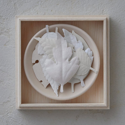 HAKO Box Set of 6 Paper Leaf Incense with a Plate